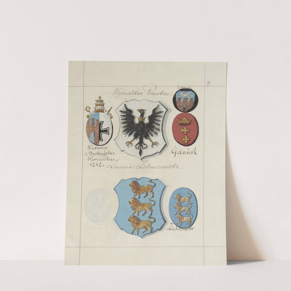 Herby Rzeczypospolitej Polskiej i W. X. Litewskiego. T. 1 Pl.027 (1875-1900) by Boleslaw Starzyński