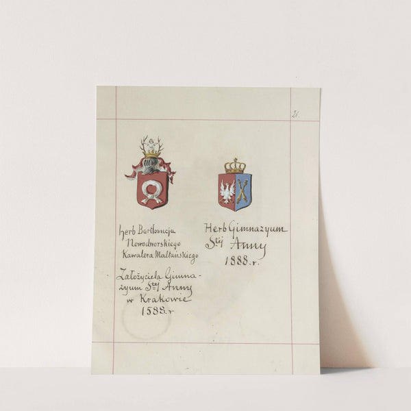 Herby Rzeczypospolitej Polskiej i W. X. Litewskiego. T. 1 Pl.031 (1875-1900) by Boleslaw Starzyński