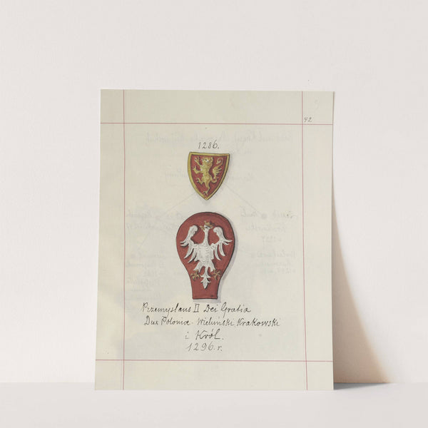 Herby Rzeczypospolitej Polskiej i W. X. Litewskiego. T. 1 Pl.063 (1875-1900) by Boleslaw Starzyński