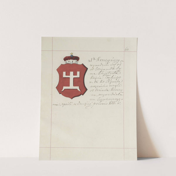 Herby Rzeczypospolitej Polskiej i W. X. Litewskiego. T. 1 Pl.082 (1875-1900) by Boleslaw Starzyński