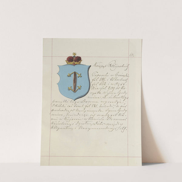 Herby Rzeczypospolitej Polskiej i W. X. Litewskiego. T. 1 Pl.085 (1875-1900) by Boleslaw Starzyński