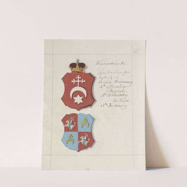 Herby Rzeczypospolitej Polskiej i W. X. Litewskiego. T. 1 Pl.088 (1875-1900) by Boleslaw Starzyński