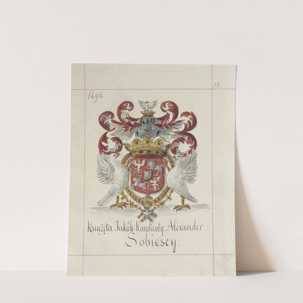 Herby Rzeczypospolitej Polskiej i W. X. Litewskiego. T. 1 Pl.096 (1875-1900) by Boleslaw Starzyński