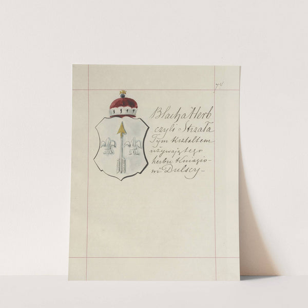 Herby Rzeczypospolitej Polskiej i W. X. Litewskiego. T. 1 Pl.097 (1875-1900) by Boleslaw Starzyński