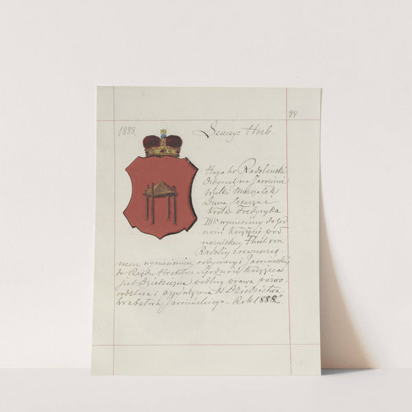 Herby Rzeczypospolitej Polskiej i W. X. Litewskiego. T. 1 Pl.110 (1875-1900) by Boleslaw Starzyński