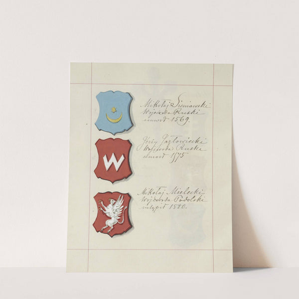 Herby Rzeczypospolitej Polskiej i W. X. Litewskiego. T. 1 Pl.115 (1875-1900) by Boleslaw Starzyński