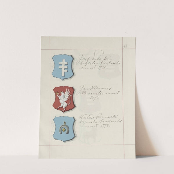 Herby Rzeczypospolitej Polskiej i W. X. Litewskiego. T. 1 Pl.120 (1875-1900) by Boleslaw Starzyński