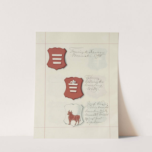 Herby Rzeczypospolitej Polskiej i W. X. Litewskiego. T. 1 Pl.121 (1875-1900) by Boleslaw Starzyński