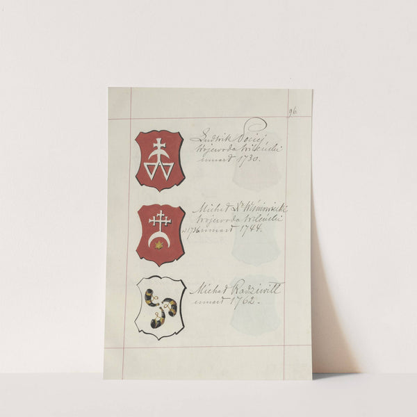 Herby Rzeczypospolitej Polskiej i W. X. Litewskiego. T. 1 Pl.132 (1875-1900) by Boleslaw Starzyński