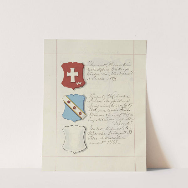 Herby Rzeczypospolitej Polskiej i W. X. Litewskiego. T. 1 Pl.139 (1875-1900) by Boleslaw Starzyński