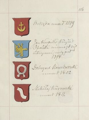 Herby Rzeczypospolitej Polskiej i W. X. Litewskiego. T. 1 Pl.152 (1875-1900)