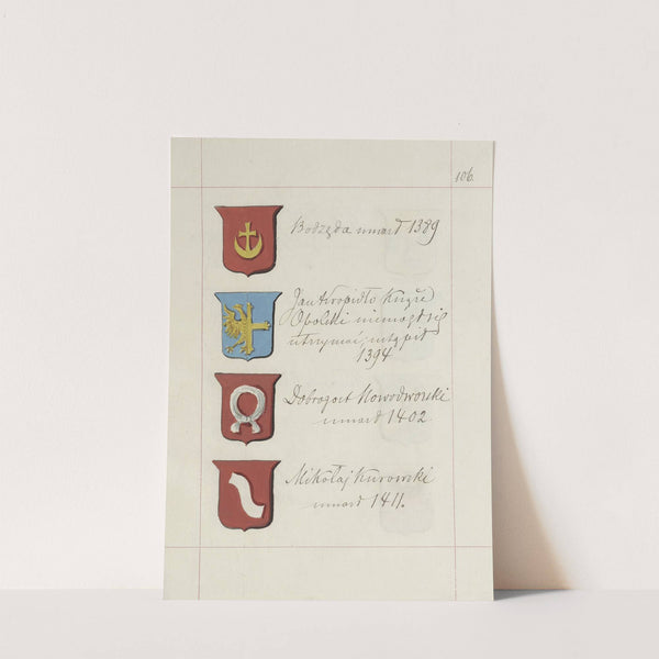 Herby Rzeczypospolitej Polskiej i W. X. Litewskiego. T. 1 Pl.152 (1875-1900) by Boleslaw Starzyński