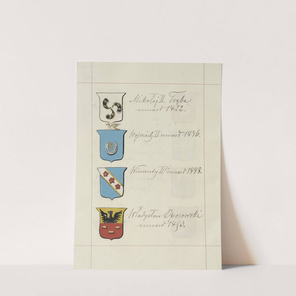 Herby Rzeczypospolitej Polskiej i W. X. Litewskiego. T. 1 Pl.153 (1875-1900) by Boleslaw Starzyński