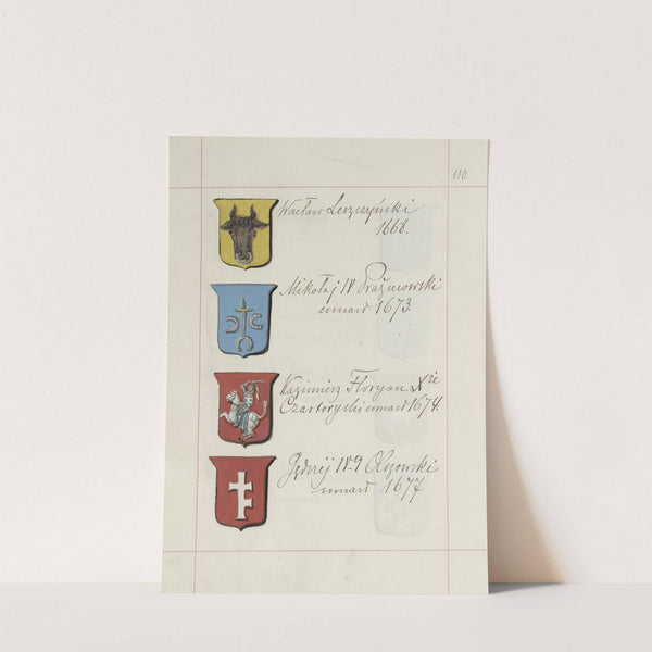 Herby Rzeczypospolitej Polskiej i W. X. Litewskiego. T. 1 Pl.160 (1875-1900) by Boleslaw Starzyński