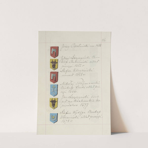 Herby Rzeczypospolitej Polskiej i W. X. Litewskiego. T. 1 Pl.172 (1875-1900) by Boleslaw Starzyński