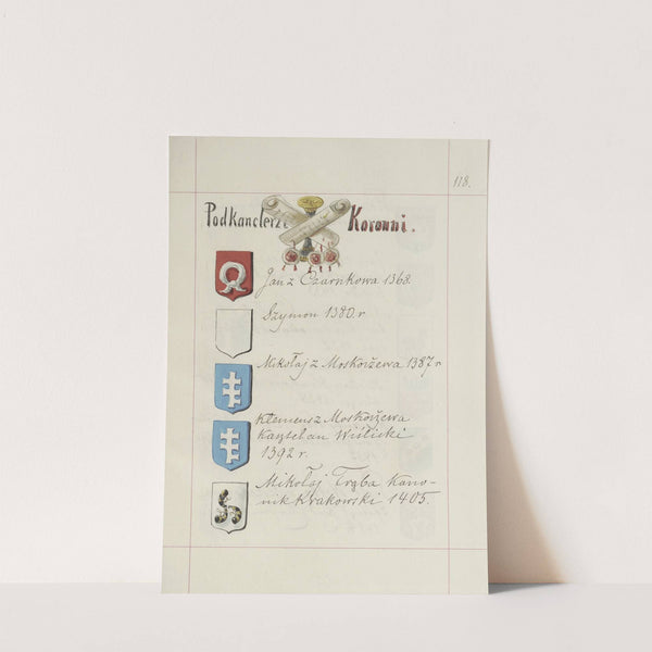 Herby Rzeczypospolitej Polskiej i W. X. Litewskiego. T. 1 Pl.175 (1875-1900) by Boleslaw Starzyński