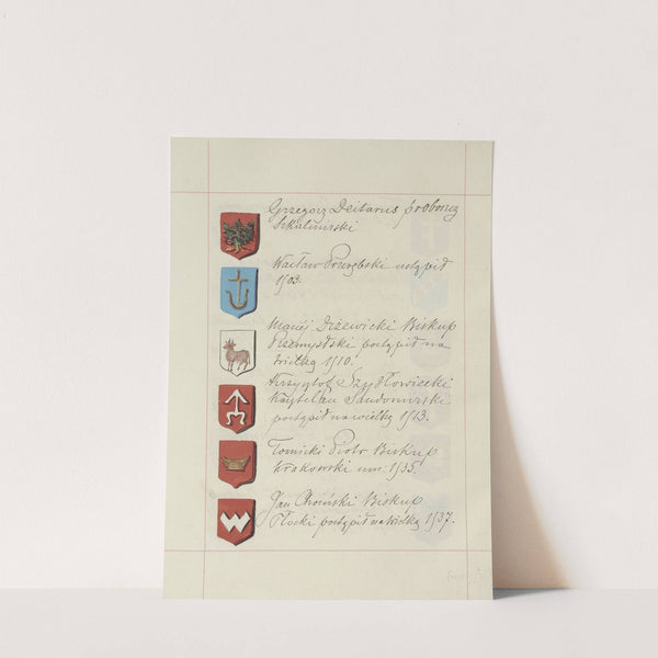 Herby Rzeczypospolitej Polskiej i W. X. Litewskiego. T. 1 Pl.178 (1875-1900) by Boleslaw Starzyński