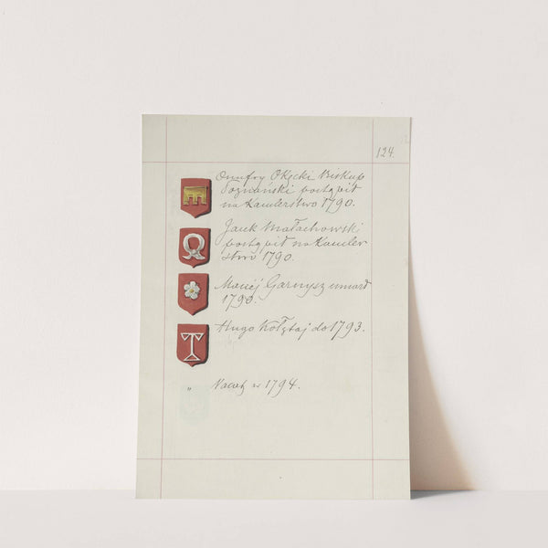 Herby Rzeczypospolitej Polskiej i W. X. Litewskiego. T. 1 Pl.187 (1875-1900) by Boleslaw Starzyński