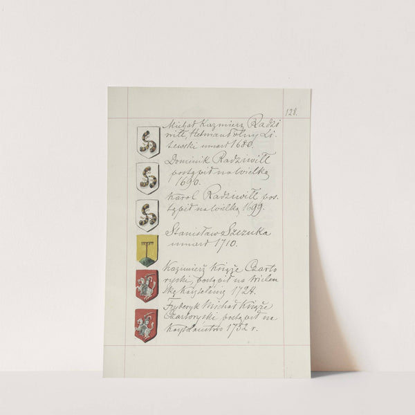 Herby Rzeczypospolitej Polskiej i W. X. Litewskiego. T. 1 Pl.194 (1875-1900) by Boleslaw Starzyński