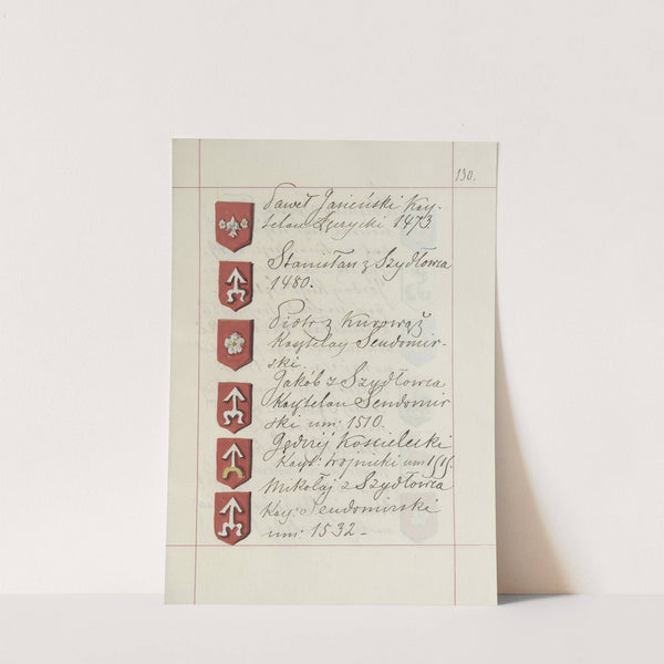 Herby Rzeczypospolitej Polskiej i W. X. Litewskiego. T. 1 Pl.198 (1875-1900) by Boleslaw Starzyński