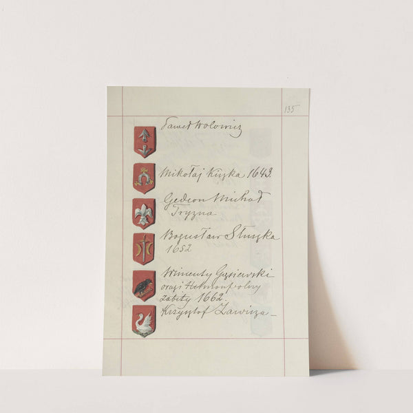 Herby Rzeczypospolitej Polskiej i W. X. Litewskiego. T. 1 Pl.207 (1875-1900) by Boleslaw Starzyński