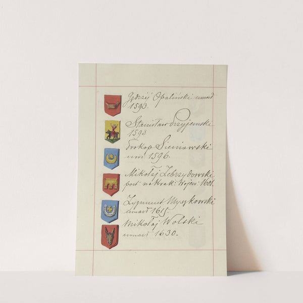Herby Rzeczypospolitej Polskiej i W. X. Litewskiego. T. 1 Pl.211 (1875-1900) by Boleslaw Starzyński