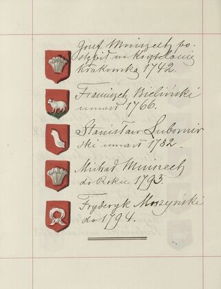 Herby Rzeczypospolitej Polskiej i W. X. Litewskiego. T. 1 Pl.213 (1875-1900)