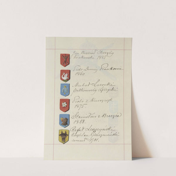 Herby Rzeczypospolitej Polskiej i W. X. Litewskiego. T. 1 Pl.215 (1875-1900) by Boleslaw Starzyński