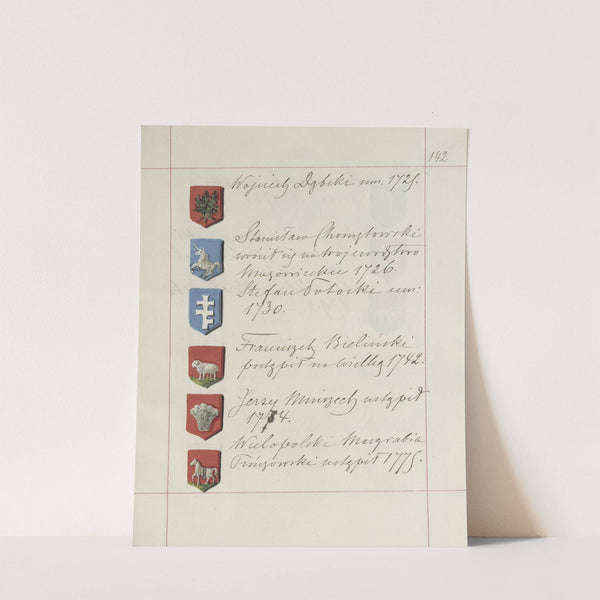 Herby Rzeczypospolitej Polskiej i W. X. Litewskiego. T. 1 Pl.220 (1875-1900) by Boleslaw Starzyński