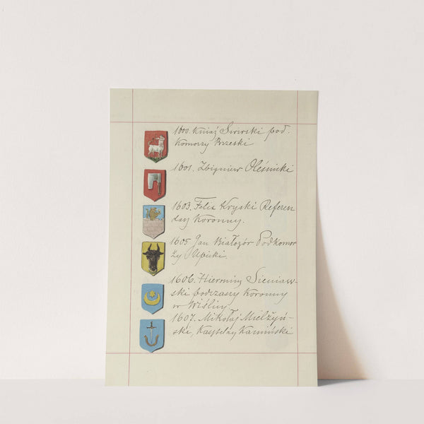 Herby Rzeczypospolitej Polskiej i W. X. Litewskiego. T. 1 Pl.236 (1875-1900) by Boleslaw Starzyński