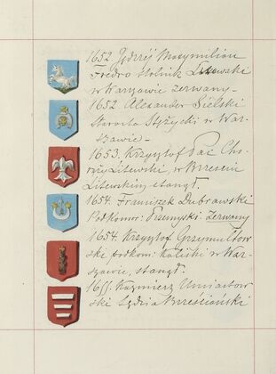 Herby Rzeczypospolitej Polskiej i W. X. Litewskiego. T. 1 Pl.244 (1875-1900)