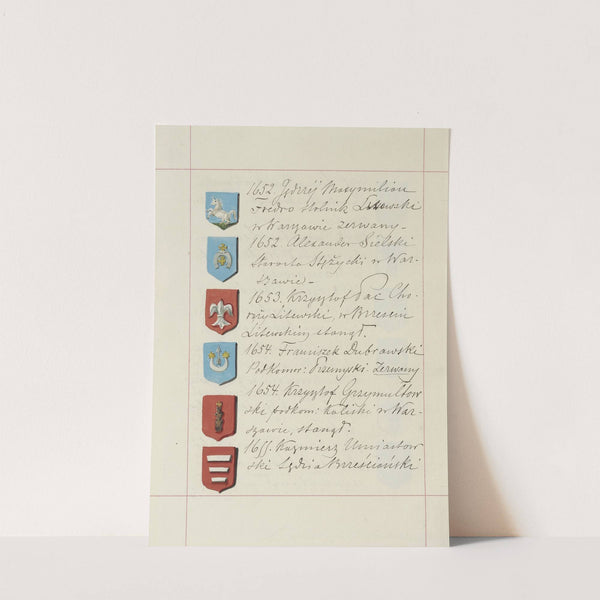 Herby Rzeczypospolitej Polskiej i W. X. Litewskiego. T. 1 Pl.244 (1875-1900) by Boleslaw Starzyński