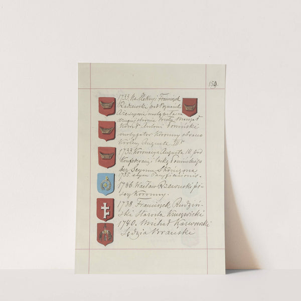 Herby Rzeczypospolitej Polskiej i W. X. Litewskiego. T. 1 Pl.253 (1875-1900) by Boleslaw Starzyński