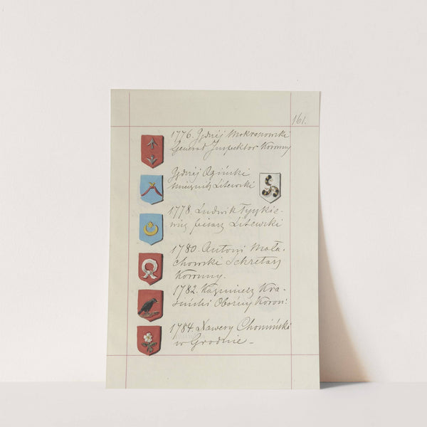 Herby Rzeczypospolitej Polskiej i W. X. Litewskiego. T. 1 Pl.257 (1875-1900) by Boleslaw Starzyński