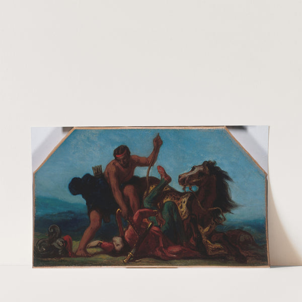 Hercule vainqueur d’Hippolyte, reine des Amazones (1849 - 1852) by Eugène Delacroix