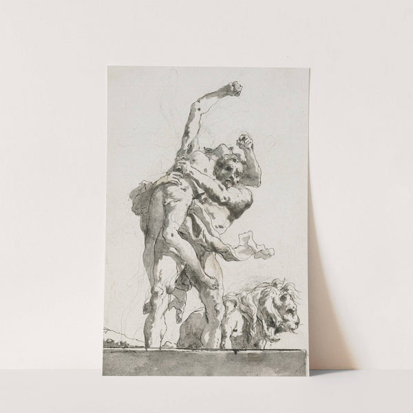 Hercules and Antaeus by Giovanni Domenico Tiepolo