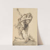 Hercules and Antaeus (with a Base Below) (late 18th century) by Giovanni Domenico Tiepolo