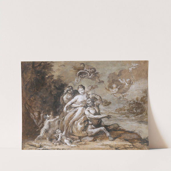 Hercules And Deianira With The Centaur Nessus by Carlo Alberto Baratta