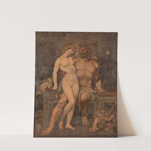 Hercules And Omphale by Anton Von Gegenbaur