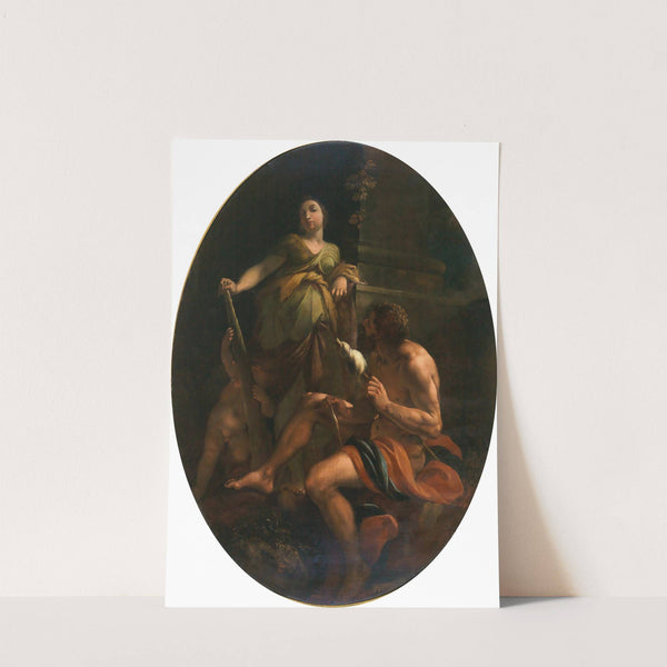 Hercules and Omphale by Louis Dorigny