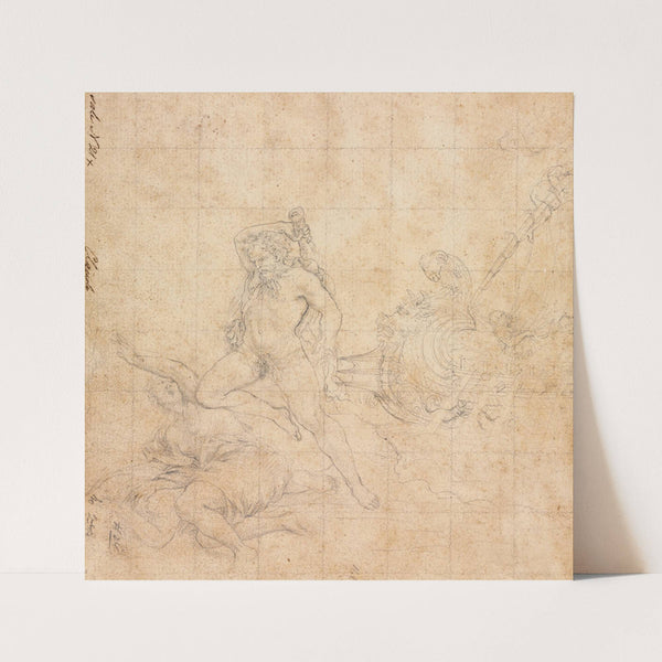 Hercules and the Girdle of Hippolyta (1600) by Filippo Napoletano