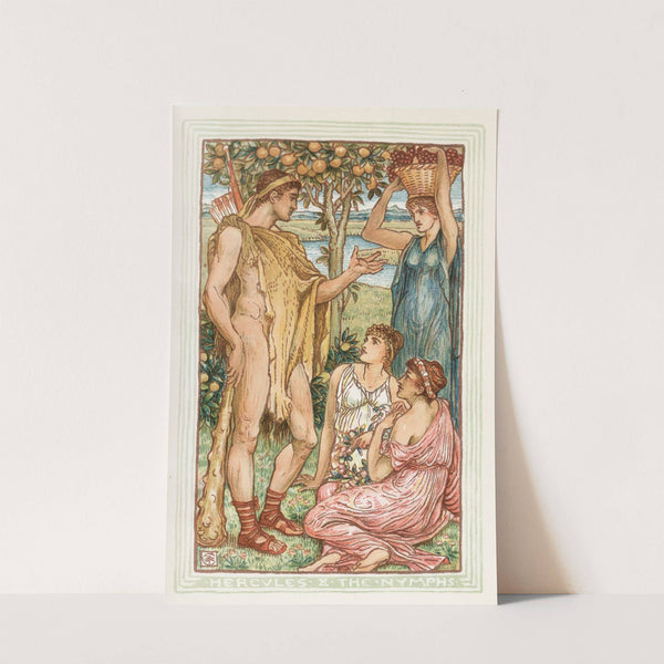 Hercules and the nymphs by Walter Crane