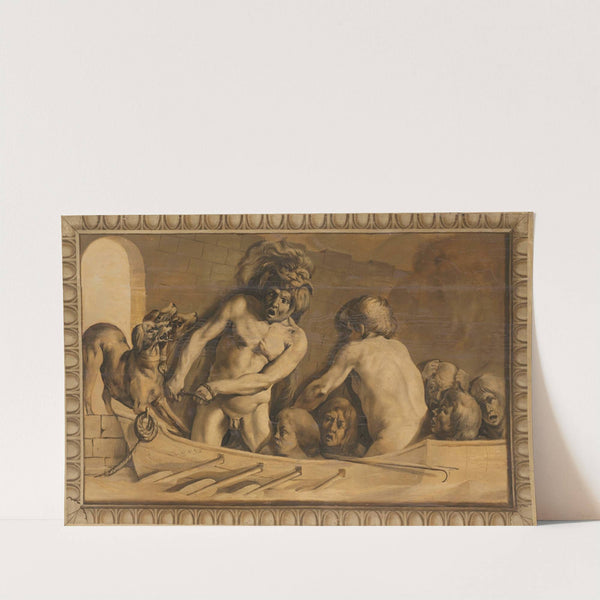 Hercules Gets Cerberus from the Underworld (Charon, the Ferryman of the Styx) by Jacob van Campen