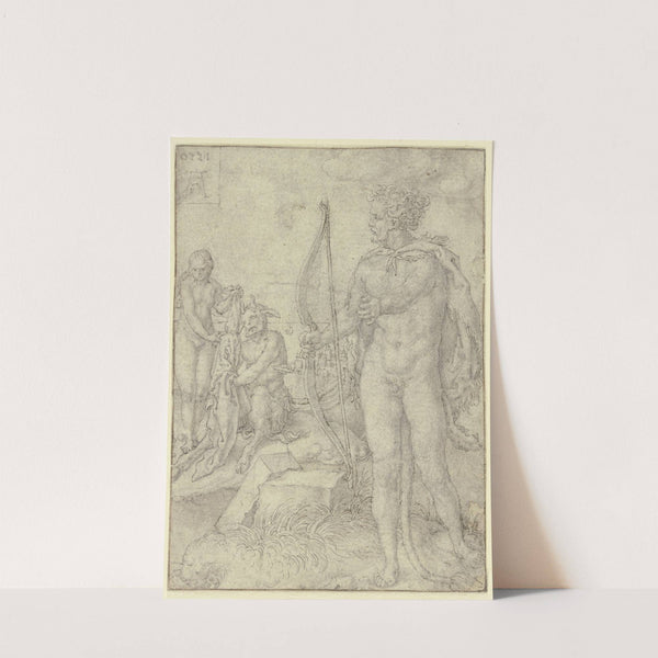 Hercules kills Nessus by Heinrich Aldegrever