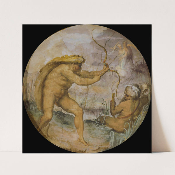 Hercules kills Nessus (1555 - 1556) by Marco Marchetti