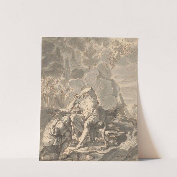 Hercules on the Stake by Johann Heinrich Keller