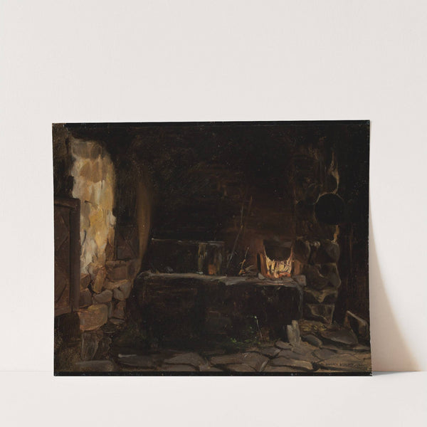 Herd im Thomahaus zu Bernau (1860) by Eugen Bracht