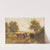 Herd of cows in vast landscape by Gustav Ranzoni