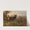 Herd of Red Deer by Carl Friedrich Deiker