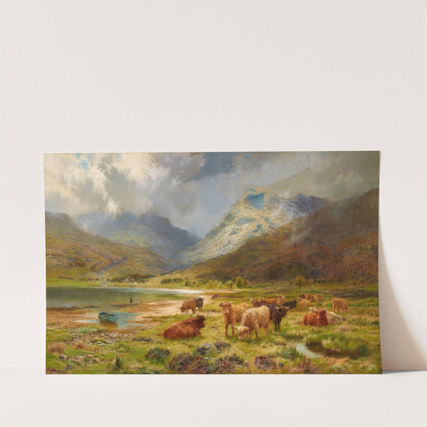 Herde in den Highlands (1895) by Louis Bosworth Hurt